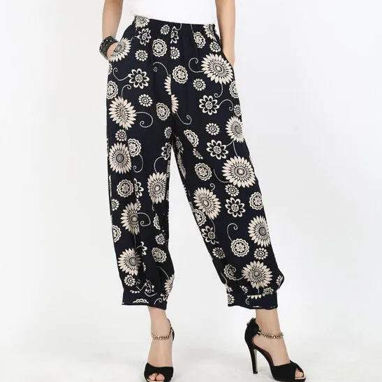 

fashion Cotton bloomers pants ,loose plus size wide leg pants,16 colors casual pants