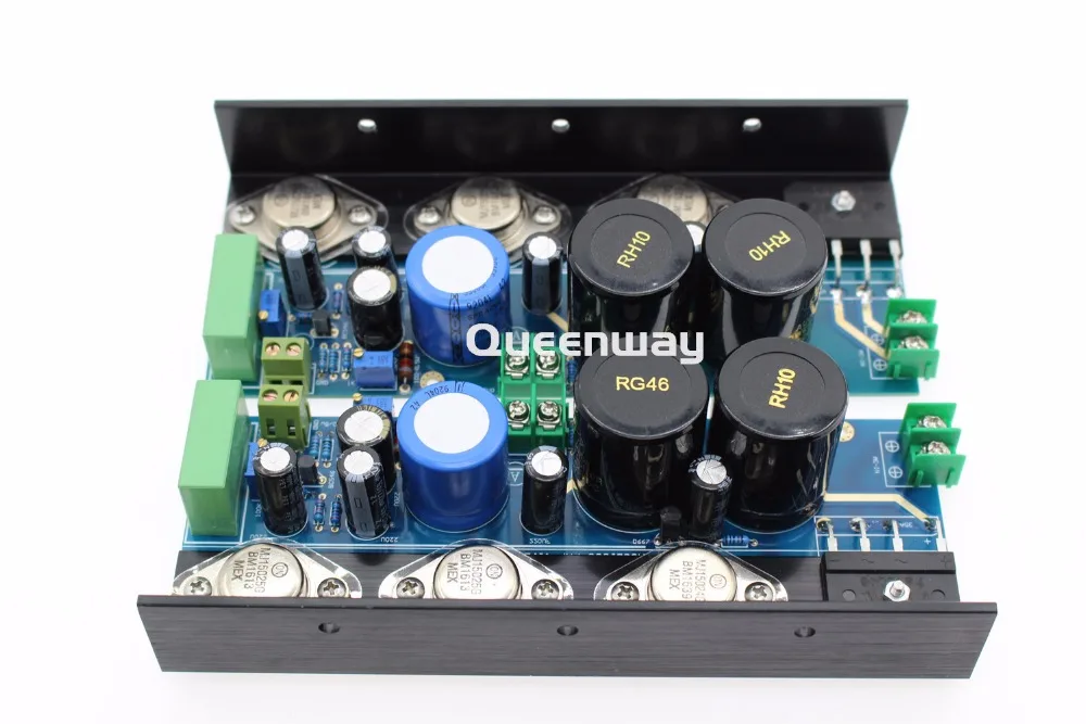 F-012 Малый hd6911(MJ2955) 13 Вт(8Ohm)* 2 супер hd1911(MJ15024 MJ15025) 25 Вт/(8Ohm)* 2 готовая Плата усилителя мощности не комплект