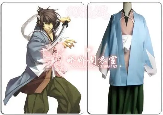 2016 Косплей Костюм Hakuoki Souji Okita как Рождественский костюм и на Хэллоуин |