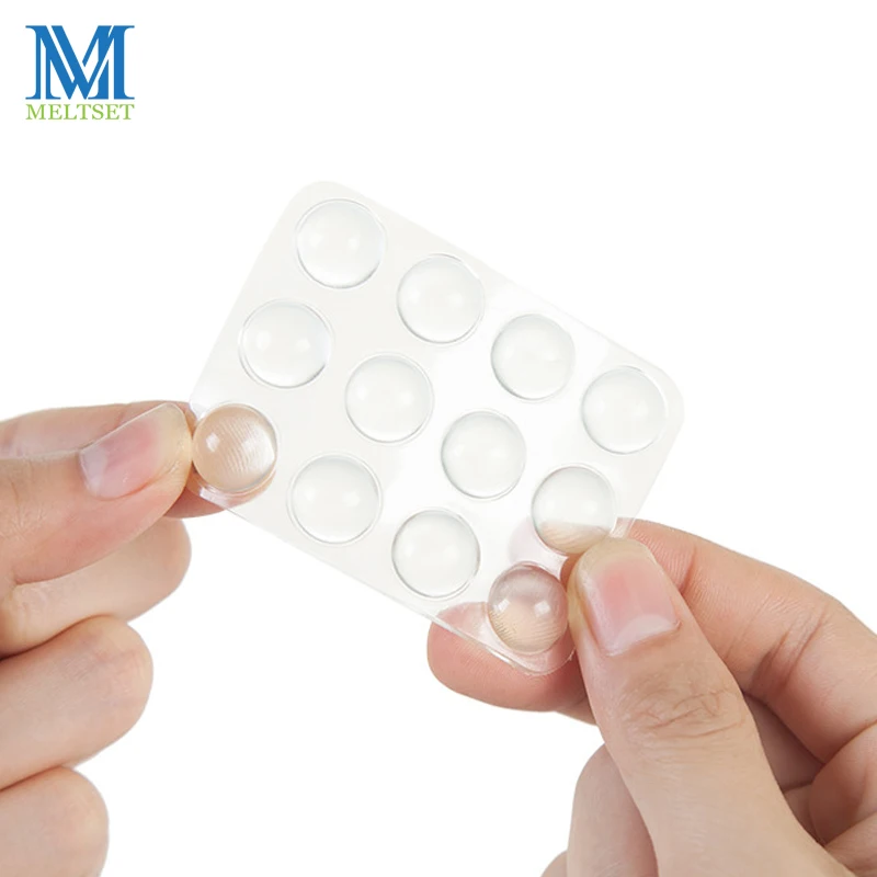 Прозрачная противоскользящая силиконовая амортизирующая мягкая мебельная