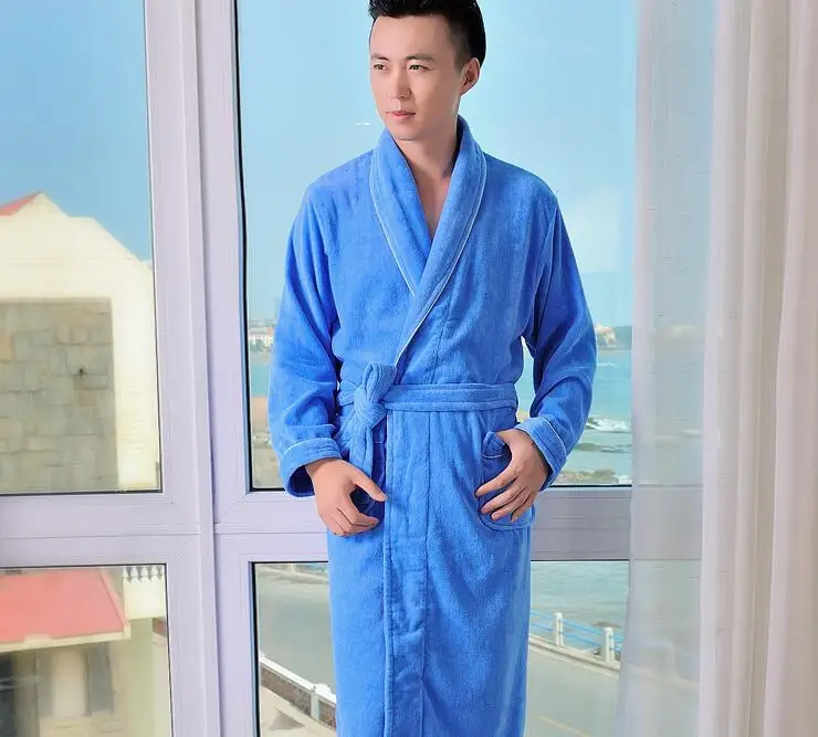 Мужской халат из махровой ткани (EcoComfort) Экологически чистый Texere бамбука и