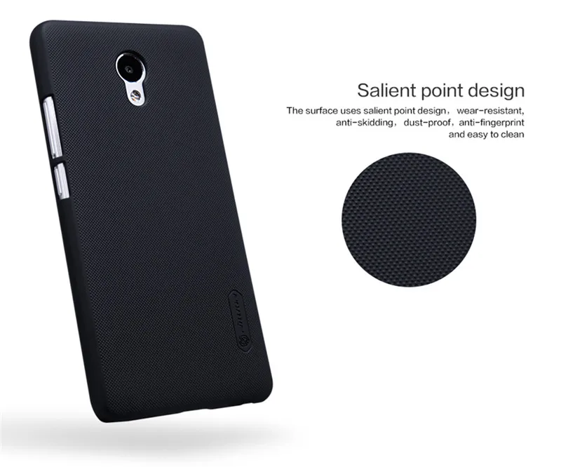 [Для Meizu M5 Примечание] Nillkin Матовый Экран матовый Case Hard Cover + Протектор для