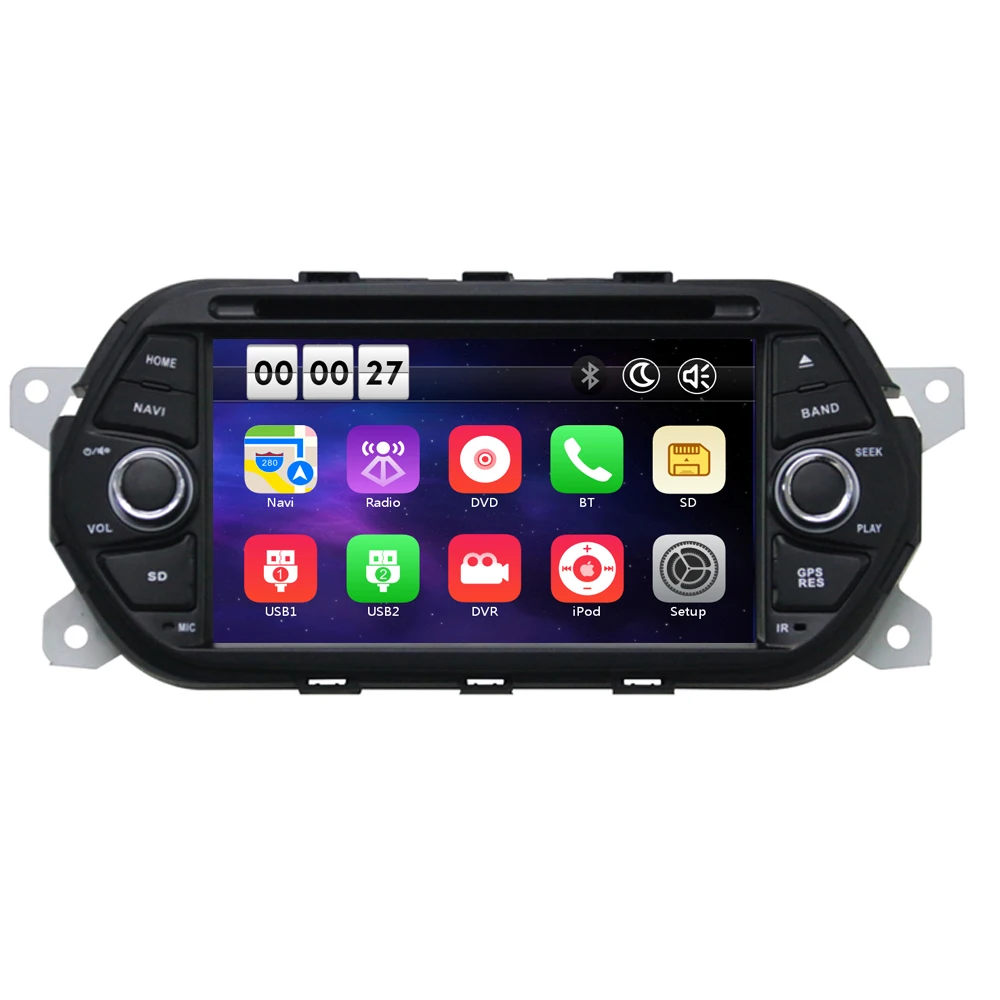 Новая модель 2017! Два Din 7 дюймов Автомобильный dvd плеер для FIAT Egea с Canbus 3G USB Host радио