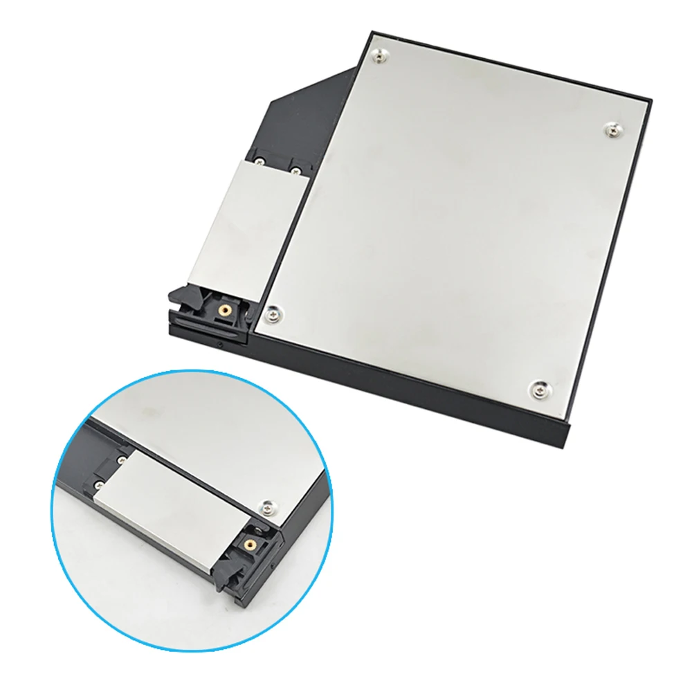 Фирменная Новинка второй HDD Caddy SATA III 9 5 мм для 2 &quotSSD жесткий диск чехол ноутбука Dell