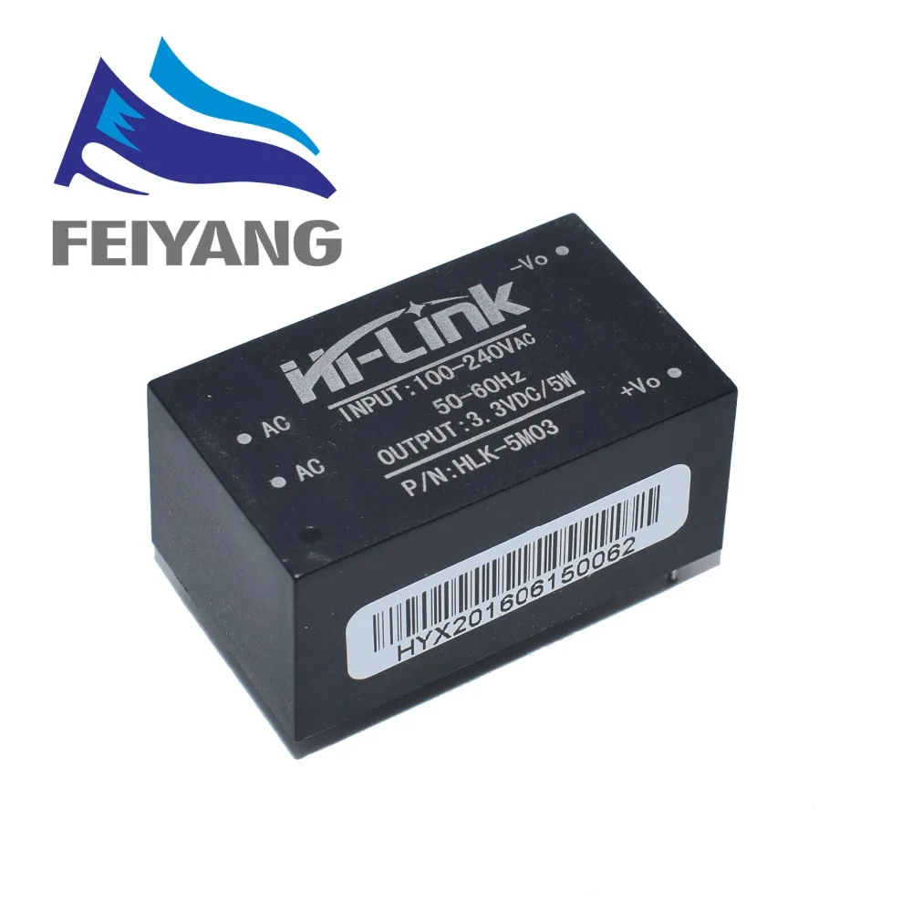 HLK-5M05 HLK-5M03 HLK-5M12 5 Вт AC-DC 220 В до 12 В/5 V/3,3 V Buck понижающий модуль питания Преобразователь напряжения интеллигентая(ый
