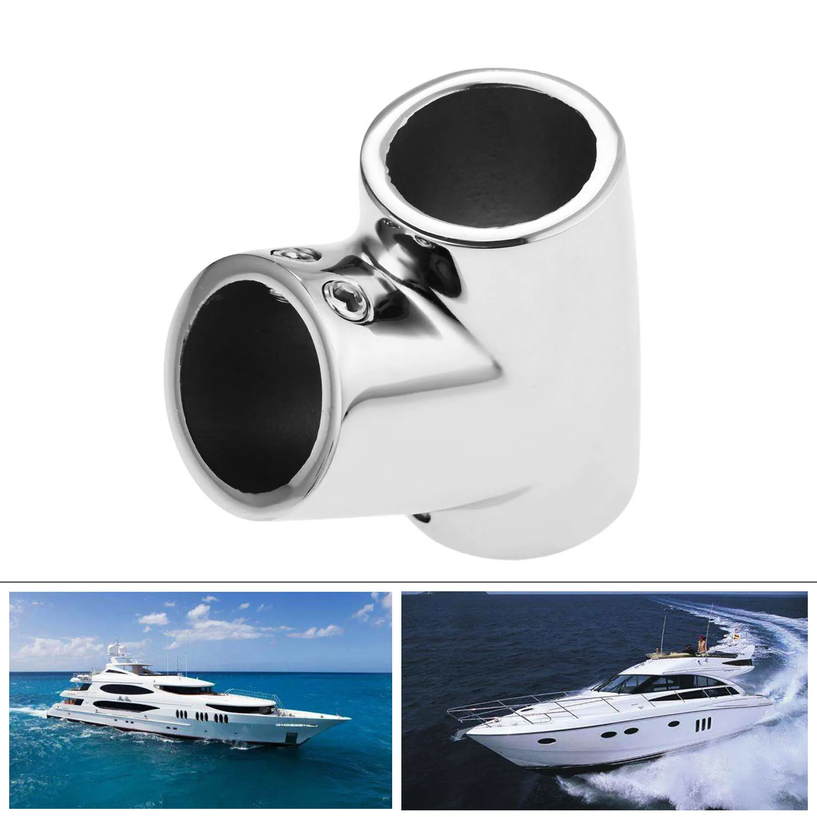 Gohantee 1 шт. морской Класс Нержавеющая сталь лодка поручень 60 градусов тройник