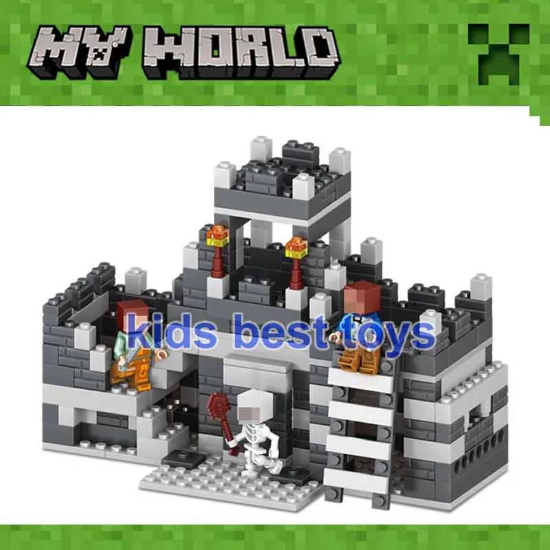 268 шт. битва Город кирпичное здание Игрушечные лошадки Обувь для мальчиков