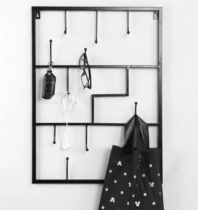 Кованый железный крюк ключ. Крючок для пальто. | Дом и сад