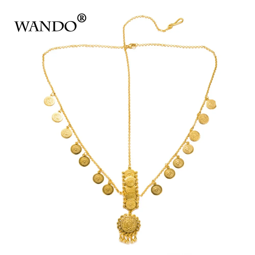 WANDO Роскошные Дизайнерские эфиопские монеты ювелирные изделия аксессуары для