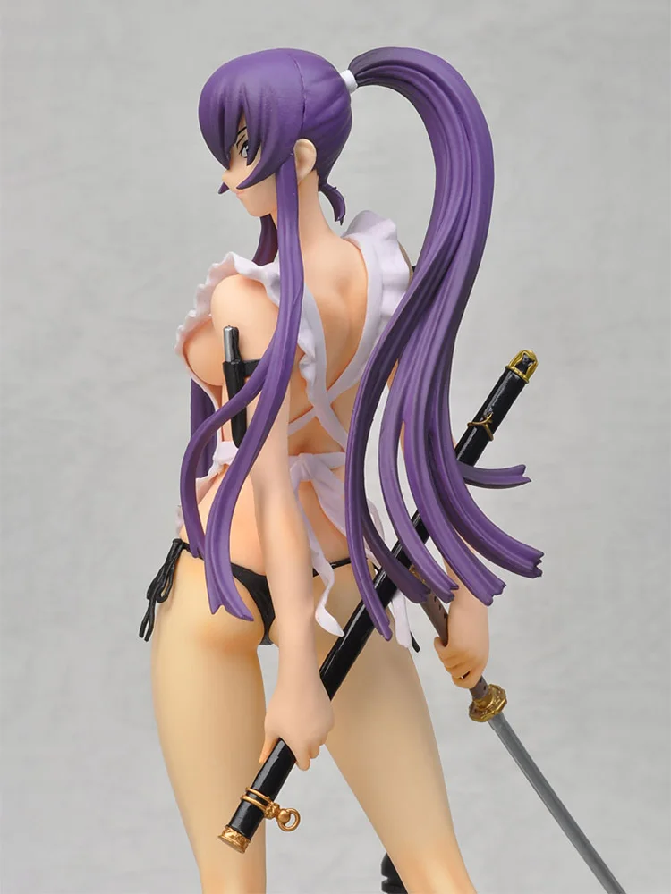 Chara-Ani Highschool of the Dead Busujima Saeko ПВХ фигурка аниме сексуальная фигурка модель игрушки сексуальная девушка коллекция кукла подарок