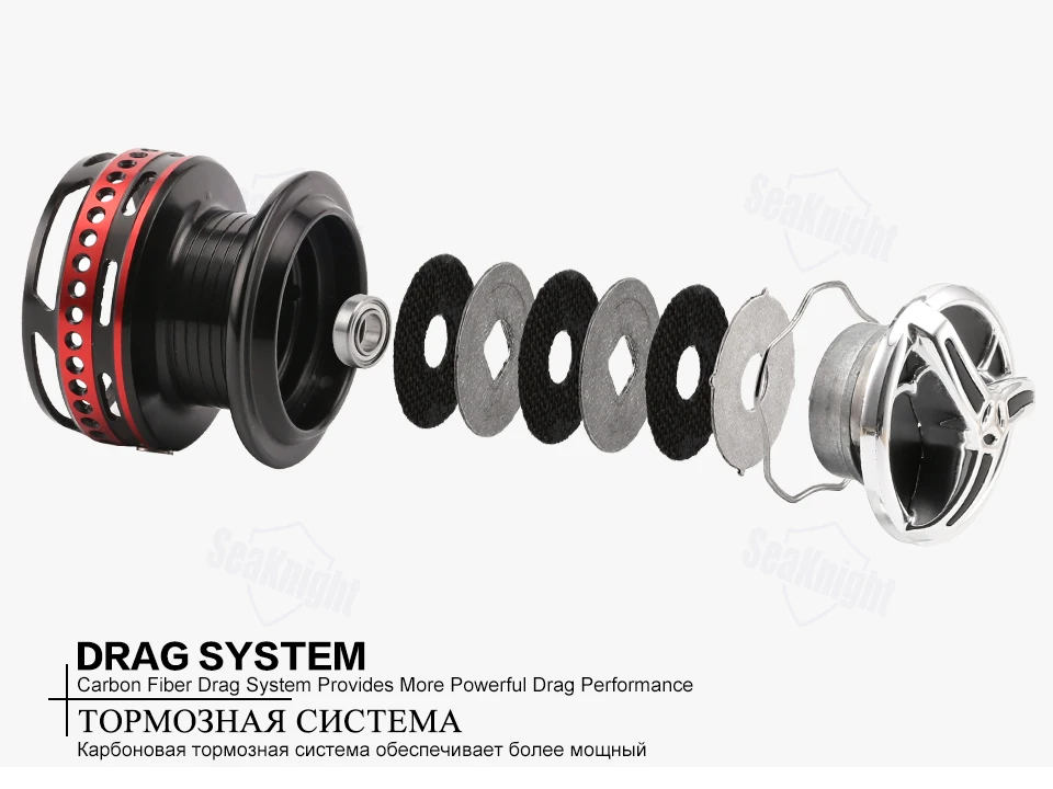 SeaKnight AXE Антикоррозийная катушка для спининга 6.2:1 Высокого Скорость 11BB 2000H 3000H 4000H Цельнометаллический катушки для спининга рыбалка катушка Морская рыбалка соленая вода Прядильное колесо fishing tackles