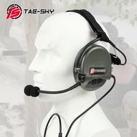 tac sky tci liberator ii sordin silicone earmuff version noise reduction pickup headset fg