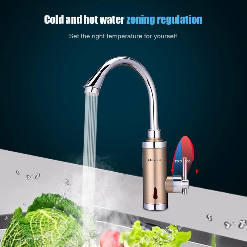 Kbxstart 3000W Instant Water Heater 3 Seconds Fast Heating Calentador De Agua Electrico Faucet With Hot Torneira | Бытовая техника