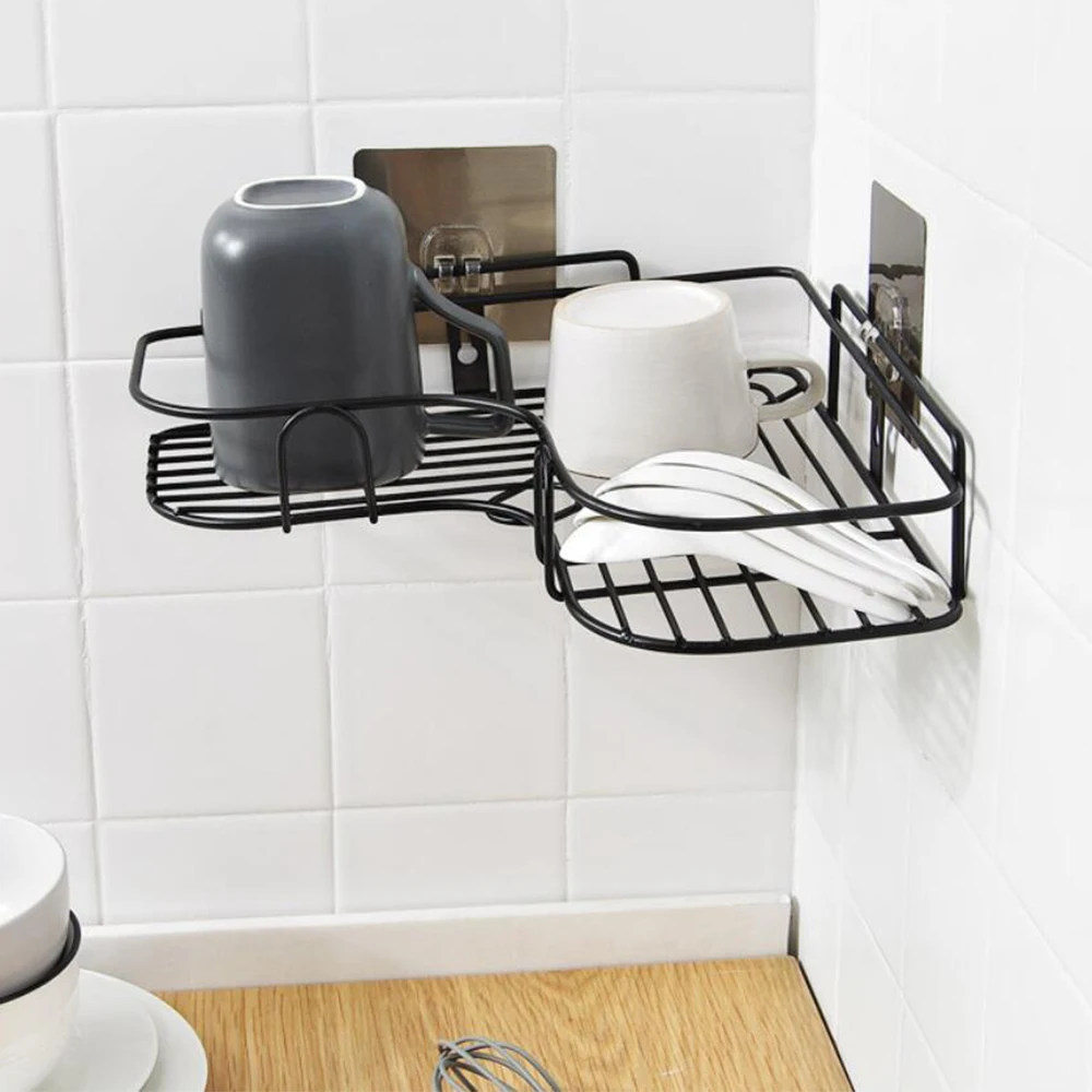 1 комплект железная угловая стойка гель для душа держатель шампуня настенный