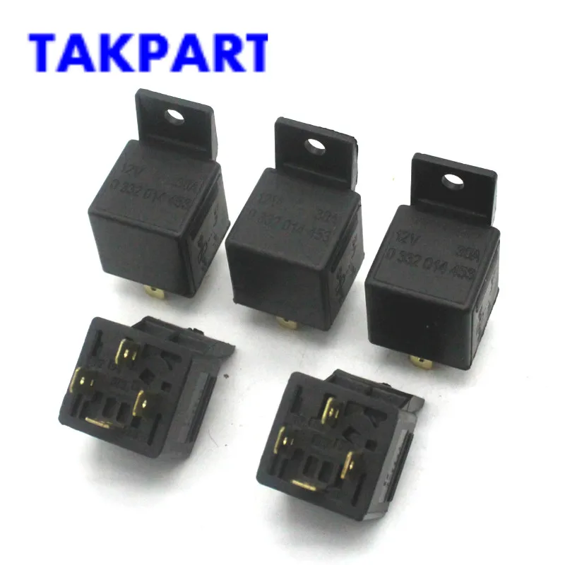 

Автомобильное реле TAKPART 5x4 Pin, 12 В, 30 А, для подсветки Aux, автомобиля, лодки, фургона, мотоцикла