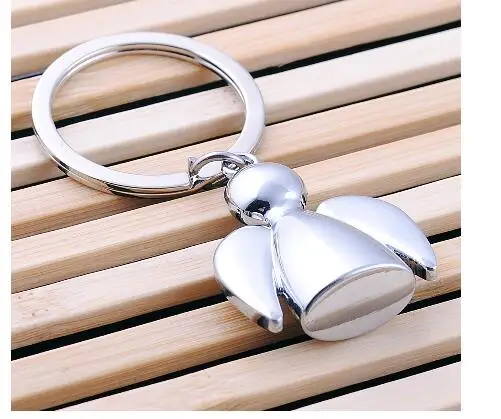 

1pcs/lot creative style lady doll keychain woman matel lovely angel key ring angel car key ring