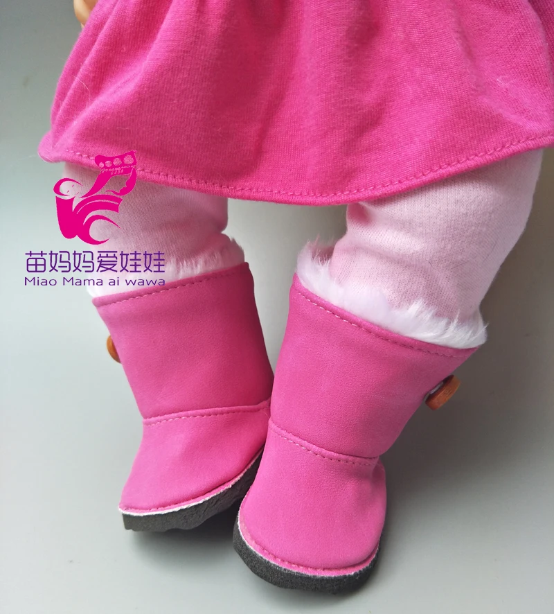 Подходит для 18 дюймов Кукла 7 см кукла обувь для 43 см Reborn Baby Doll обувь зимние сапоги