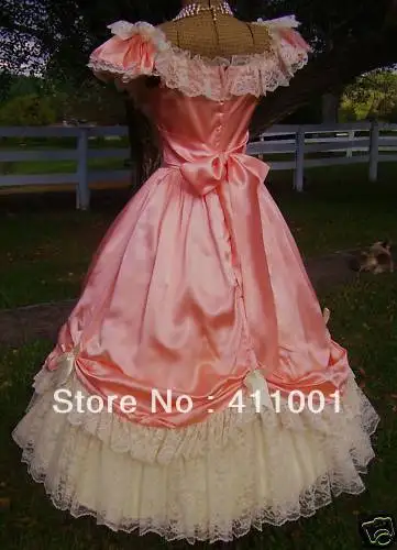 Lace Gothic HalloweenCostumes Victorian/Medieval Dress Southern Belle Princess BALLGOWN Marie Antoinette DRESS S-3XL4XL-6XL |