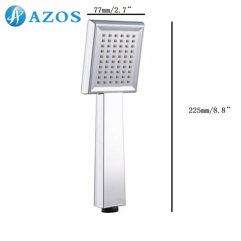 Ванная комната ручная душевая головка Туалет мебель ABS пластик хромированная