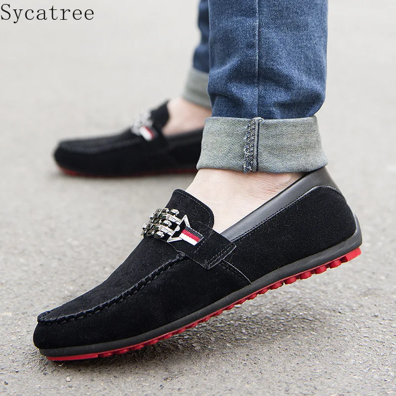 Sycatree 2018 New Fashion Casual Shoes for Men Trend Breathable Bean Soft Bottom Driving Lazy Loafers | Обувь