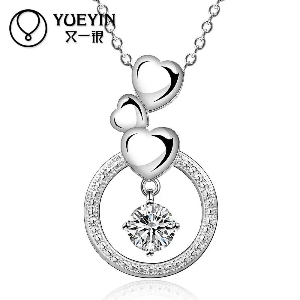 Женское ожерелье с подвеской серебряным покрытием N691 | Украшения и аксессуары