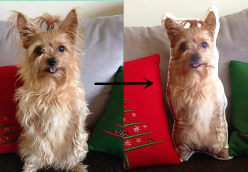 Большой индивидуальный 3D Печатный автомобильный Стайлинг искусственная собака