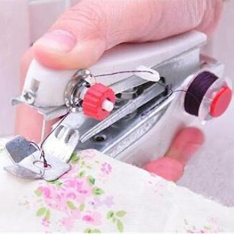Мини швейная машина одежда удобный инструмент для рукоделия ручное Швейное