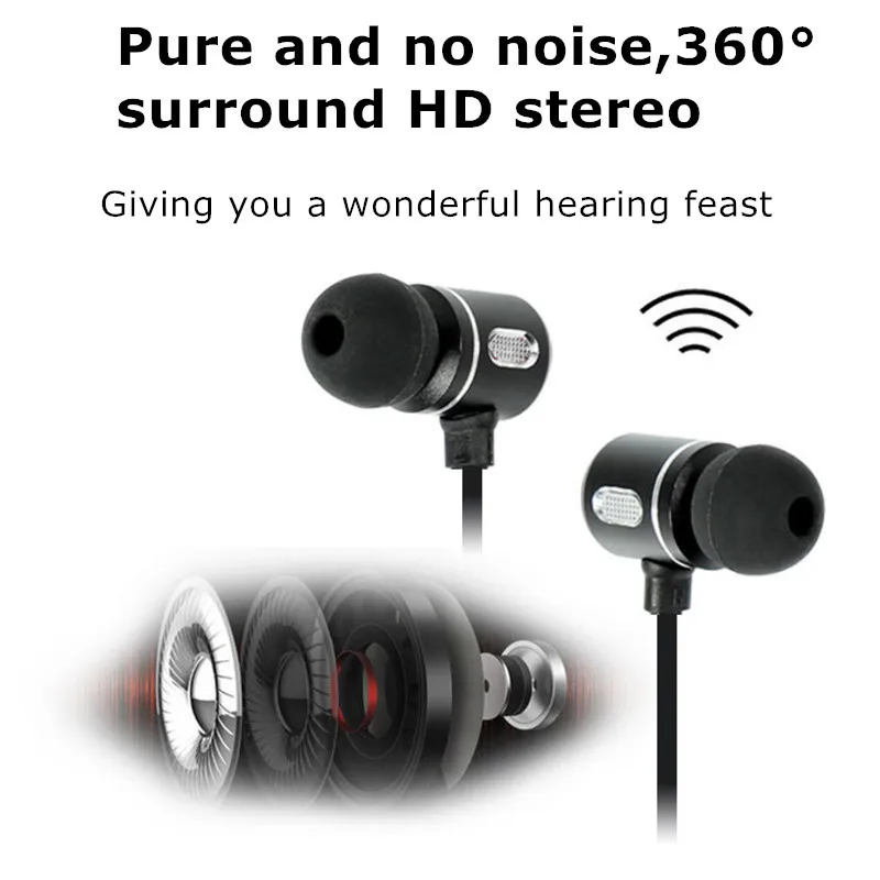 CHICLITS беспроводные Bluetooth наушники XT 9 вкладыши V4.1 металлические HD стерео