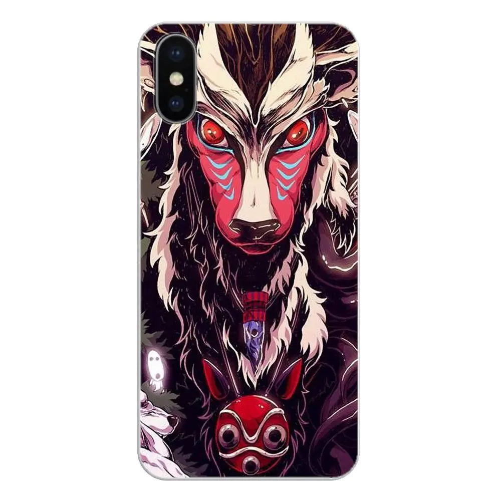 Чехол для мобильного телефона Xiaomi Redmi 4X S2 3S Note 3 4 5 6 6A Por Pocophone F1 Mi princess mononoke mask No Los