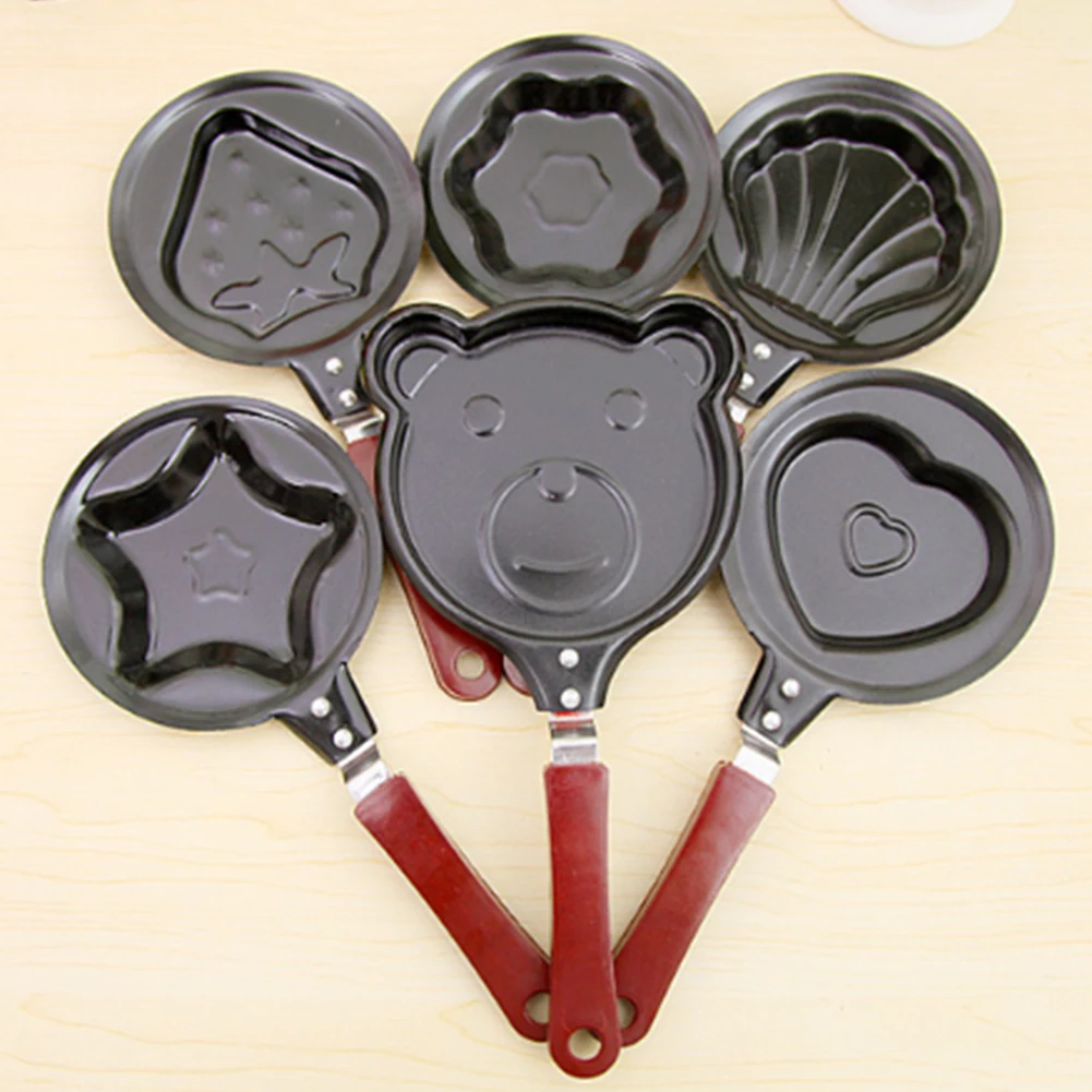 Мини мультяшная сковорода милая форма для яиц антипригарная (цветок сливы) как