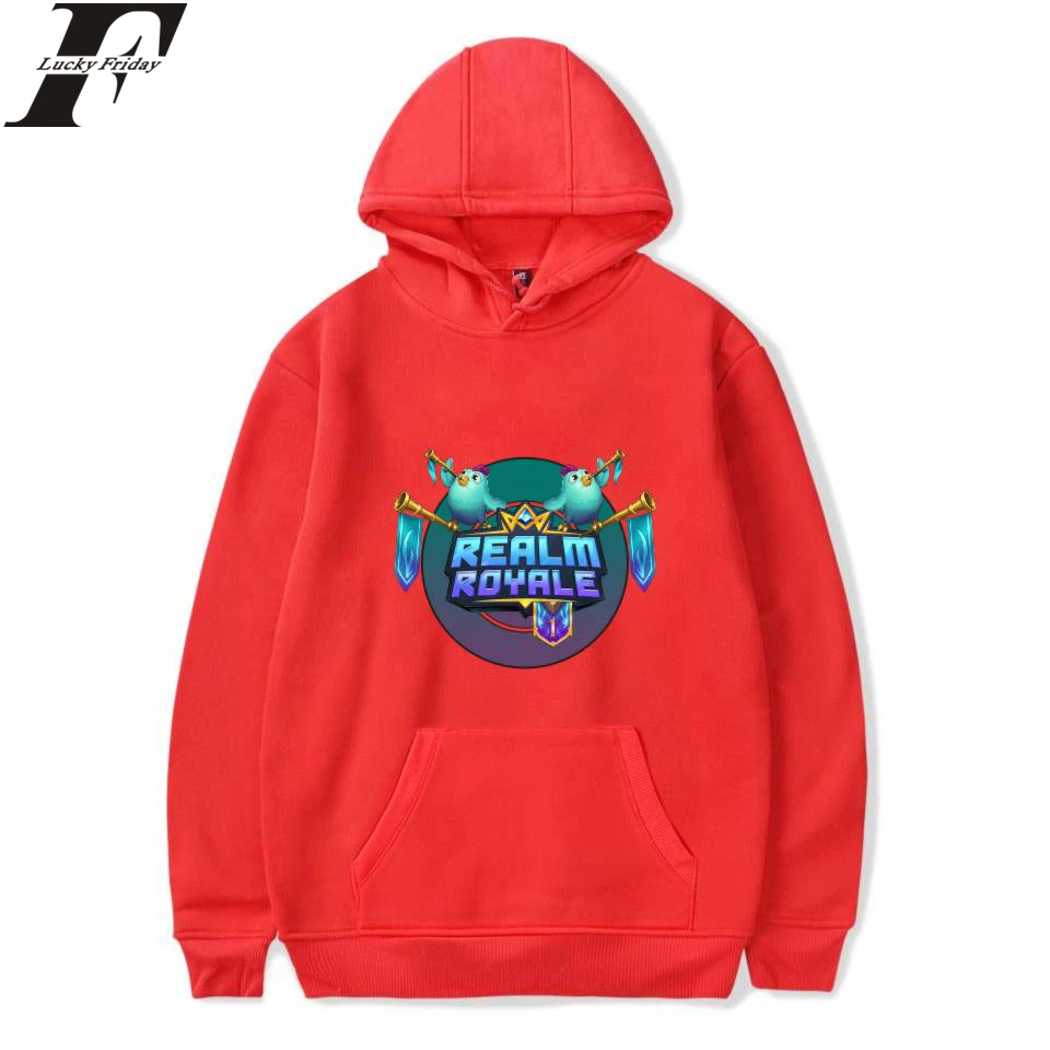 

Realm Royale Hoodies Survival Game Print Women Regular Sweatshirts Fashion Style Hoodies Casual Clothes Plus Size