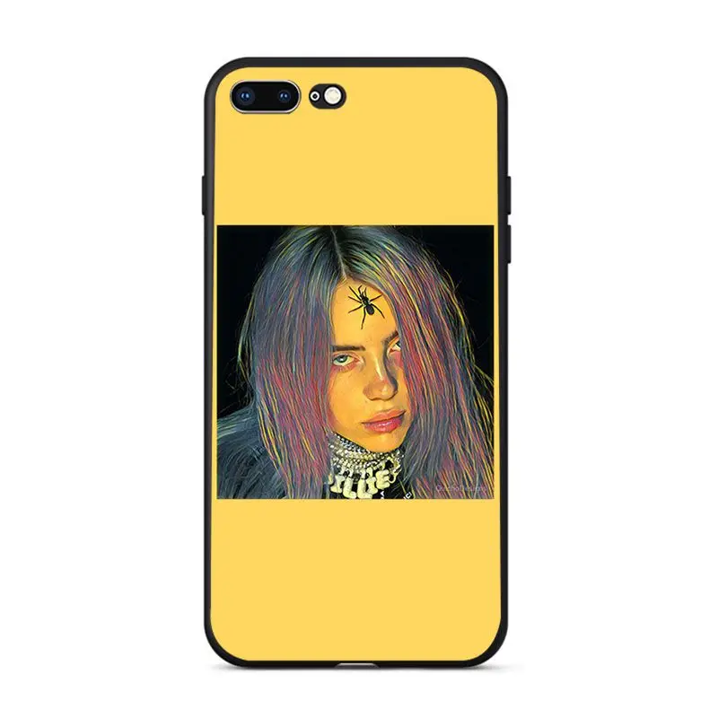 A5 Babaite Billie Eilish с рисунком Чехлы для мобильных телефонов Чехол для iPhone 11 pro max 8 7 6 6S Plus 5 5S SE XR X XS MAX чехол - Цвет: A5