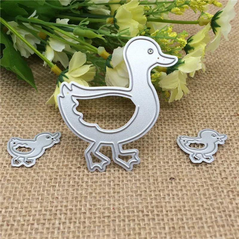 Металлические режущие штампы для маленьких уток трафареты DIY штамп