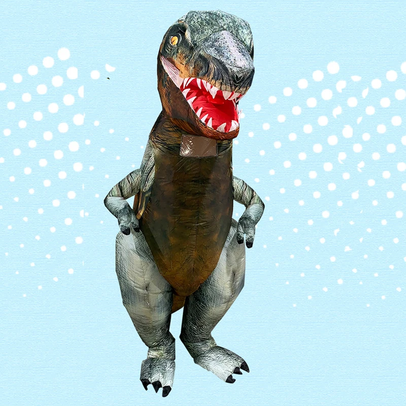 Раптор динозавр взрослые костюмы для косплея T REX надувная одежда ездовые игрушки