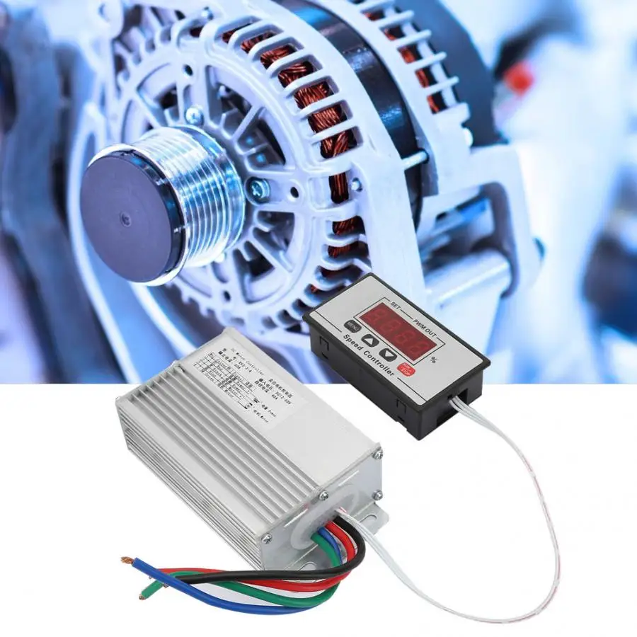 Регулятор скорости двигателя щетки DC 12 ~ 60V 40A цифровой дисплей регулятор