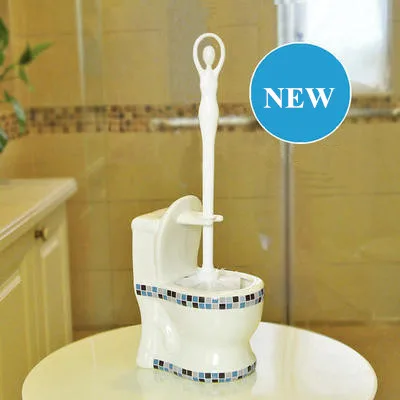 Керамический ершик держатель для аксессуаров ванной набор креативный