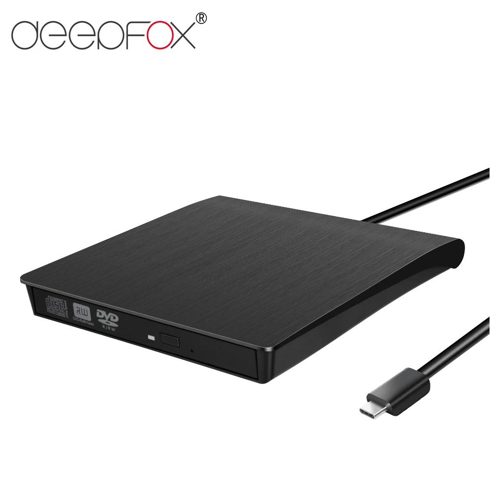 Deepfox Type C 3 1 CD RW/DVD RW записывающее устройство для горелки оптический привод ПК Mac