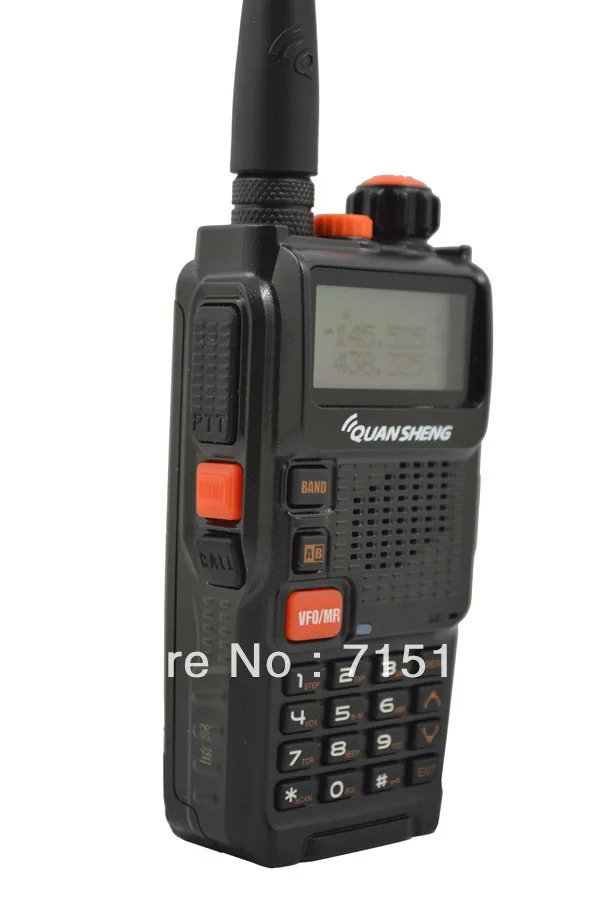 Quansheng портативная Двухдиапазонная рация каналов FM 128 бесплатная доставка новинка