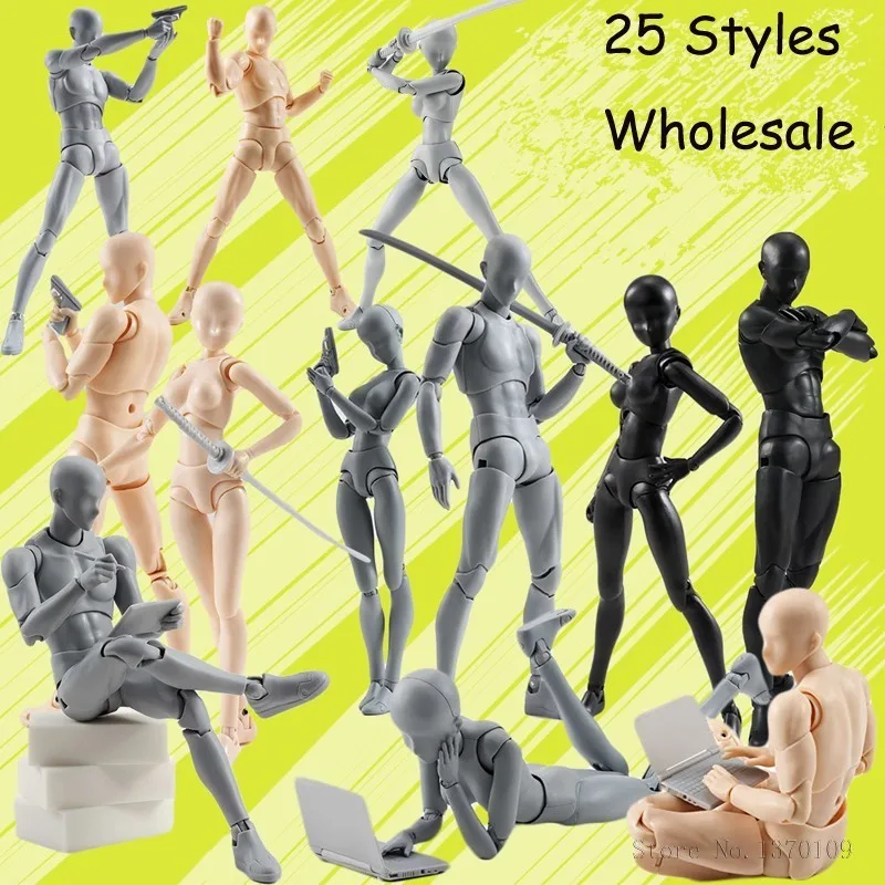 25 стилей SHFiguarts Archetype He She Ferrite Figma подвижные ПВХ тело KUN CHAN Япония фигурка куклы 15 см