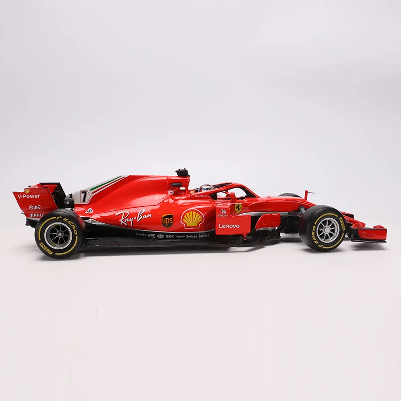 BBurago 1:18 F1 2018 SF71H Formula One литая под давлением модель автомобиля из сплава игрушки для