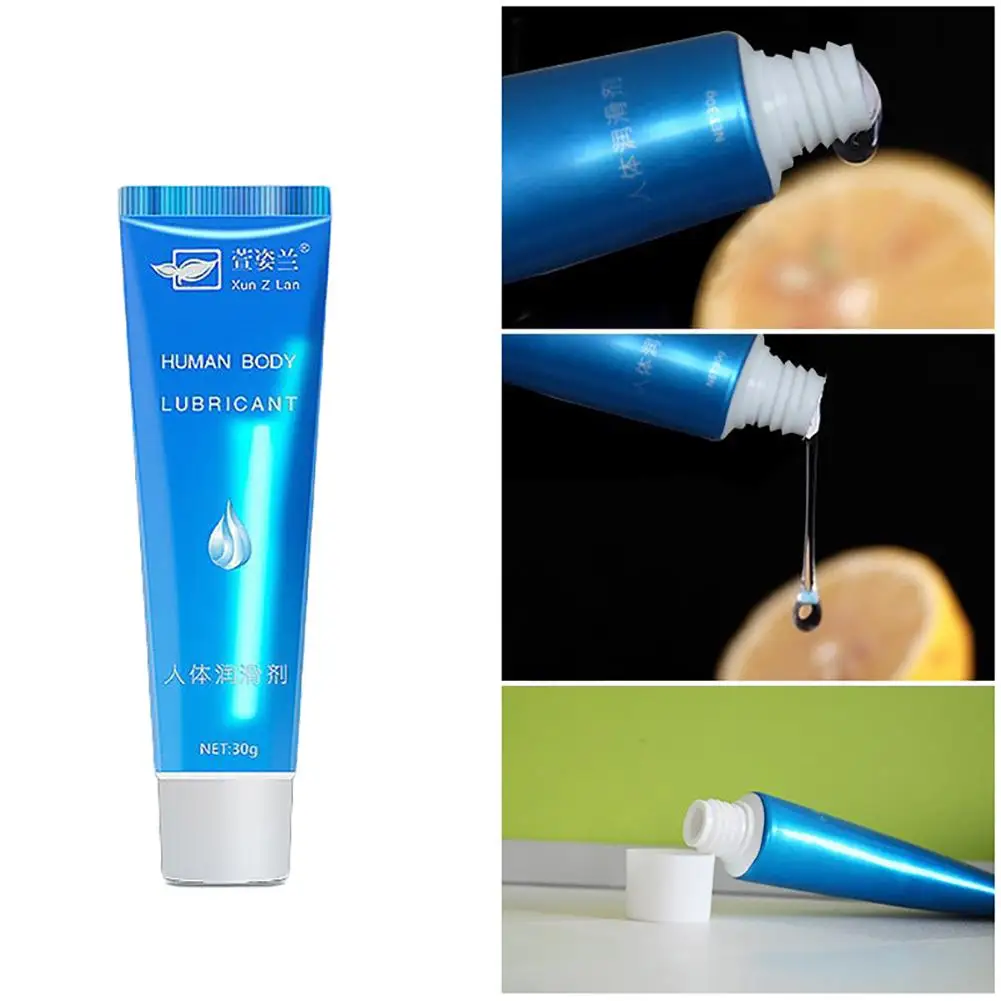 30 мл смазка на водной основе гладкая Интимная для пар легко моется влагалища