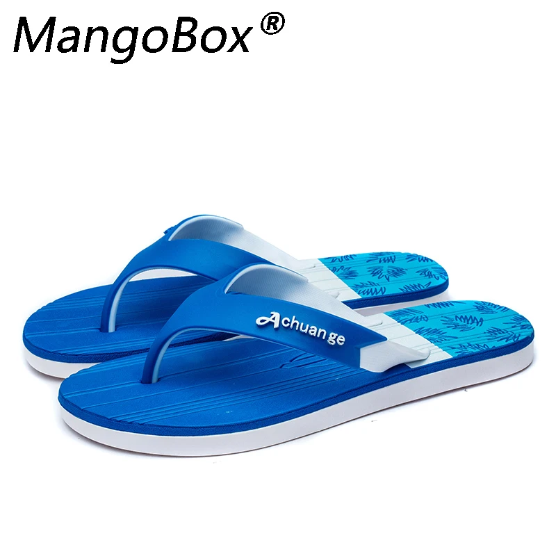 Мужские шлепанцы дышащие легкие для пляжа на нескользящей подошве 2018|Тапочки| |