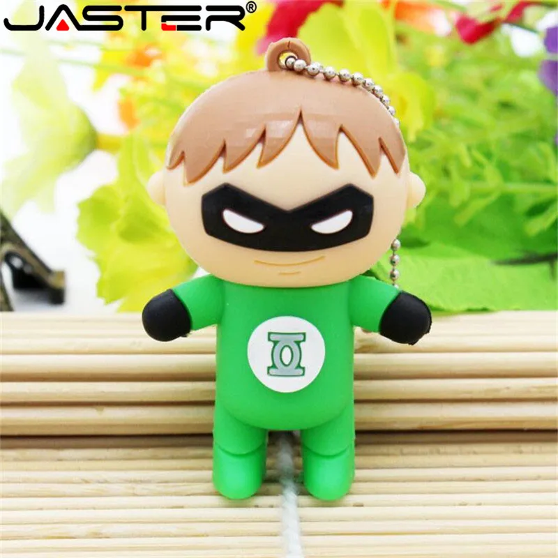 JASTER Hero, USB флеш-накопитель, 4 ГБ, 8 ГБ, 16 ГБ, 32 ГБ, 64 ГБ, карта памяти, флешка, летучая мышь, человек, Супермен, капитан, Мстители, Железный человек