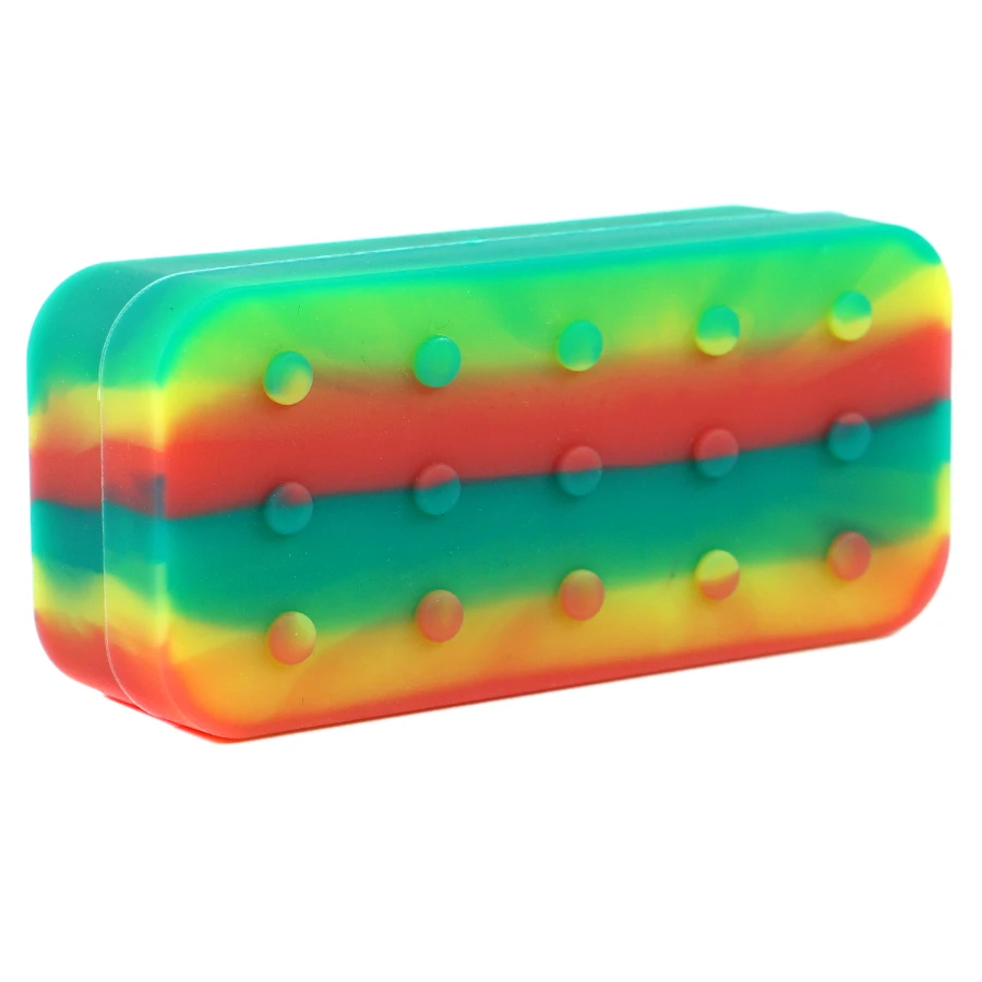 1pcs 75ml large capacity Silicone Concentrate wax Container rectangle Assorted Colors | Дом и сад