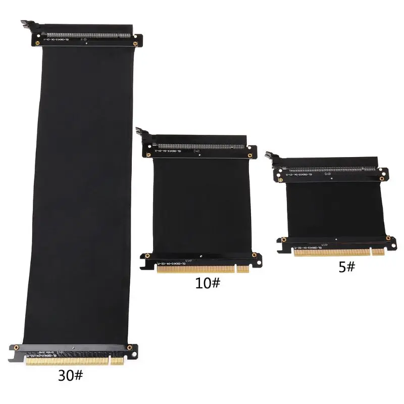Гибкий кабель PCI Express 16x переходная карта Удлинительный порт адаптер видеокарты