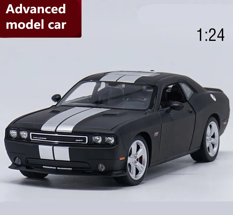 1:24 challenger SRT передовая Игрушечная машина из сплава литая под давлением