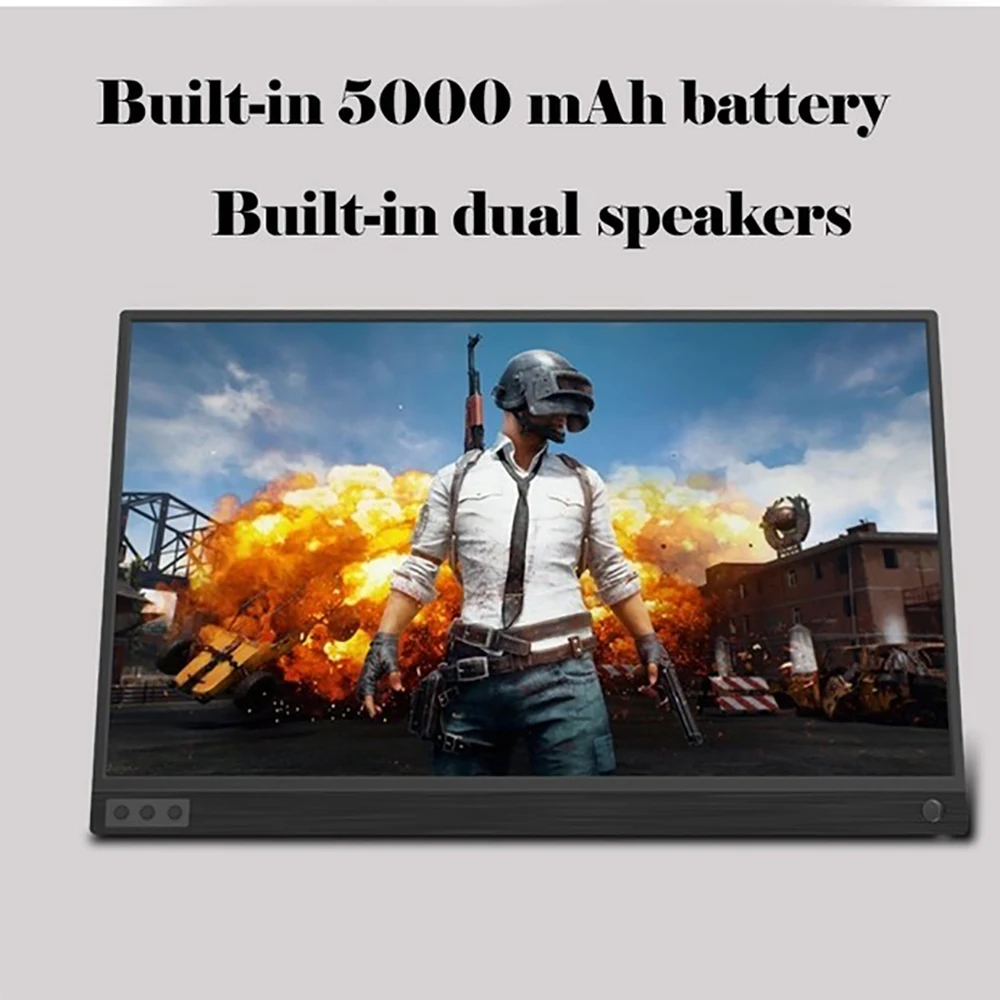 15 6-дюймовый ЖК-монитор портативный WiFi ультратонкий 1080P IPS HD USB Type C дисплей для