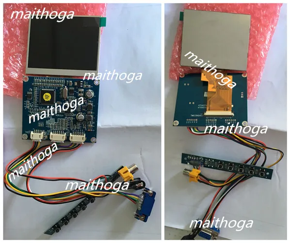(VGA + AV) плата привода 3 5 дюймовый TFT LCD экран 320 (RGB) * 240 (PAL/NTSC система OSD меню RoHS