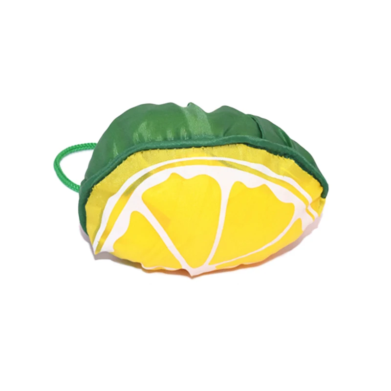 Lemon Лидер продаж овощи фрукты Роза перерабатываемая Proable детская игрушка дорожная пляжная сумка для хранения покупок - Цвет: Lemon