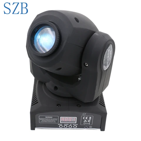 SZB мини-сценический прожектор, движущийся, 9/11 каналов, светодиодный прожектор 30 Вт, сценический прожектор для диджея, миниатсветильник ный светодиодный светильник с подвижной головкой, Рождественская подсветка